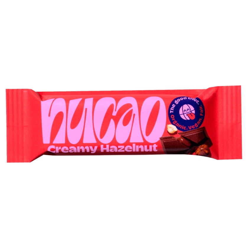 Nucao Bio Schokoriegel Creamy Hazelnut 33g